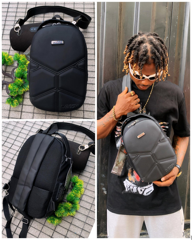 Mini Sling Backpack Men's Tactical Honeycomb Shell Chest Bag Metallic Red LVBOSHI Style Crossbody Backpack