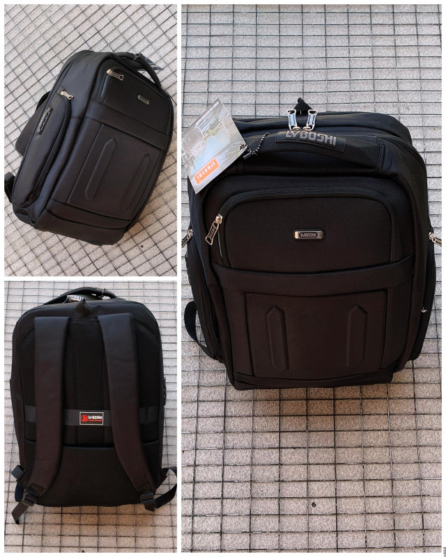 Black Perforated Tactical Backpack Men's Hard Shell Mini Backpack LVBOSHI Style Studded Crossbody Bag