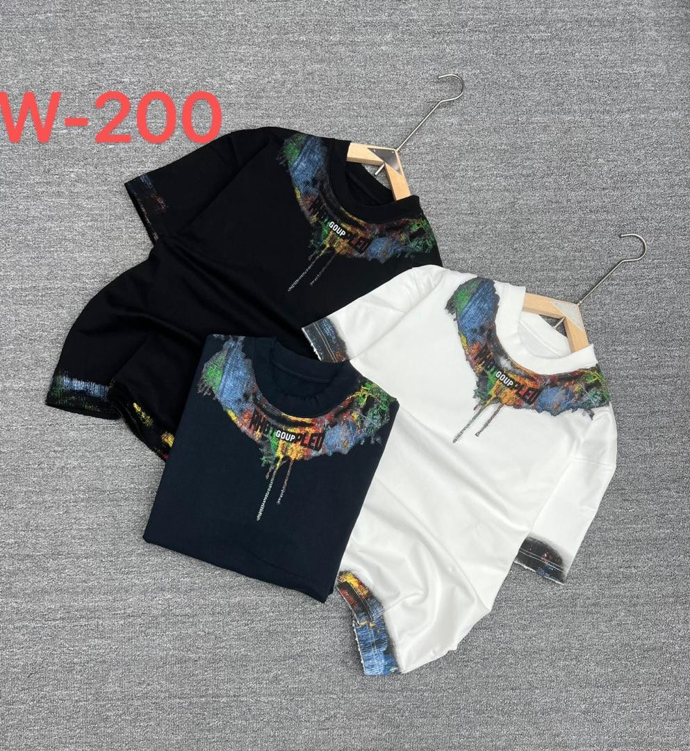 Oversized Graffiti Drip T-Shirt Heavy 350gsm Cotton MHB GOUP LED Print Relaxed Fit Unisex Streetwear Hype Casual Oversized Tee Black White